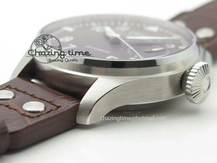 MIROTIME 0206 TechFriendly Big Pilot IW5009 Grey Dial ZF Edition Grey Dial On Brown Leather Strap A51111 (Fantasy Dial Color) 7326